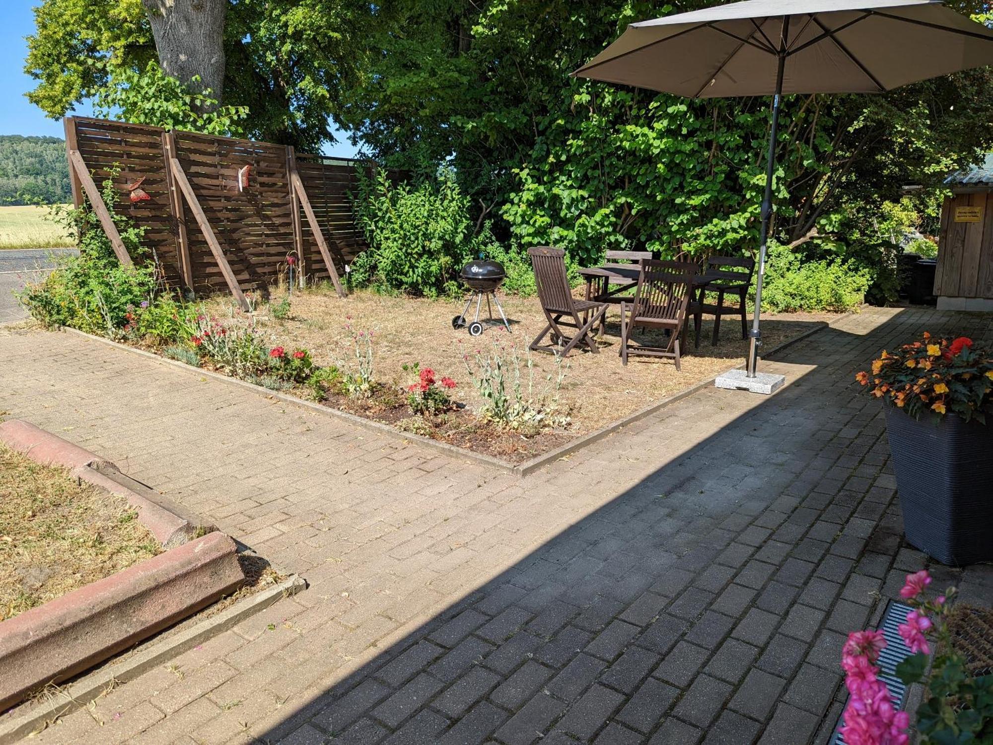 W5 - Urlaubsmagie - Wohnung Mit Grill, Terrasse & Pool Lichtenhain  Buitenkant foto