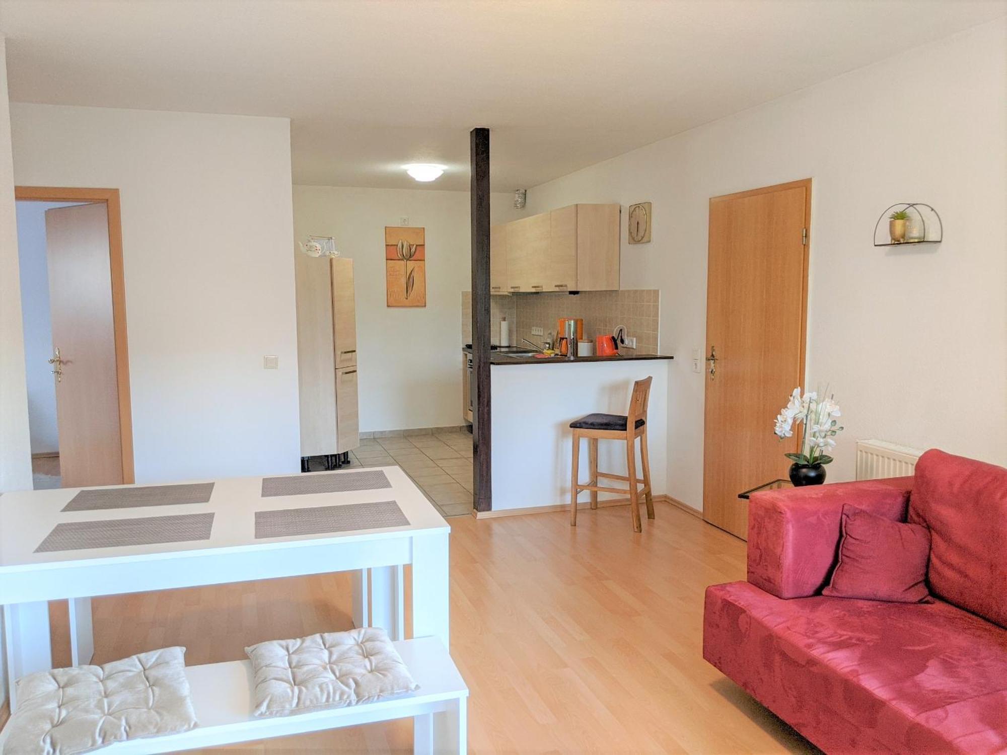 W5 - Urlaubsmagie - Wohnung Mit Grill, Terrasse & Pool Lichtenhain  Buitenkant foto